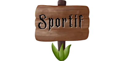 Image d'un panneau sportif représentant les défis sportifs de Défis Pirate